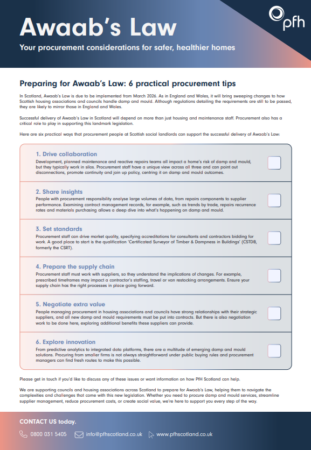 Awaab’s Law – Your procurement guide for safer, healthier homes