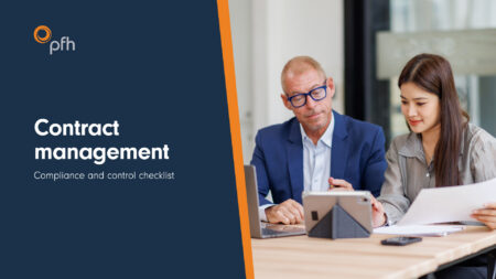 Contract management: compliance and control checklist